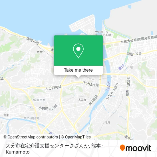 大分市在宅介護支援センターさざんか map