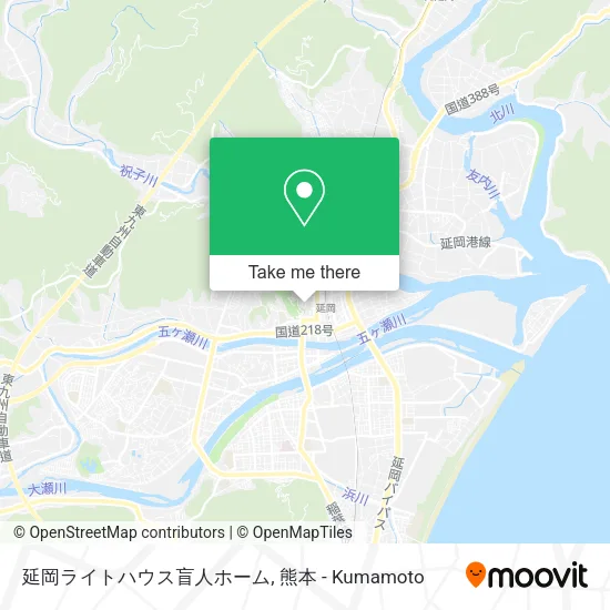 延岡ライトハウス盲人ホーム map