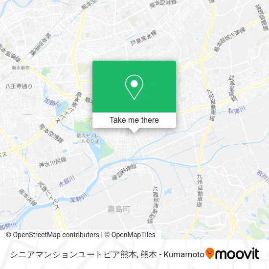 シニアマンションユートピア熊本 map
