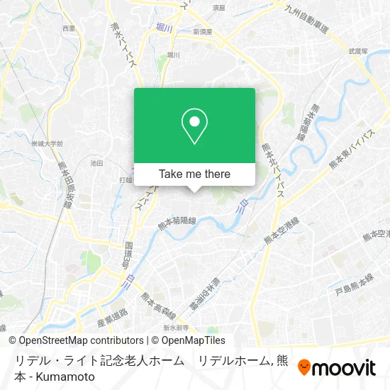 リデル・ライト記念老人ホーム　リデルホーム map