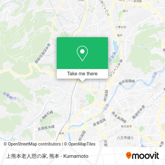 上熊本老人憩の家 map