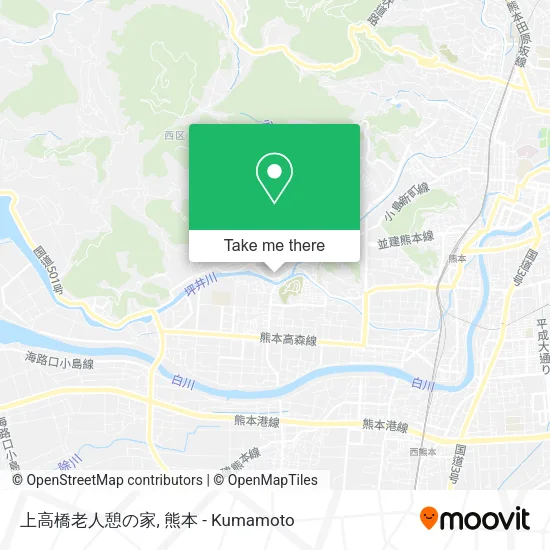 上高橋老人憩の家 map