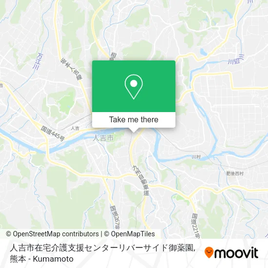 人吉市在宅介護支援センターリバーサイド御薬園 map