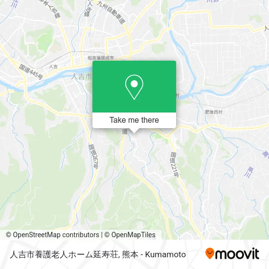人吉市養護老人ホーム延寿荘 map