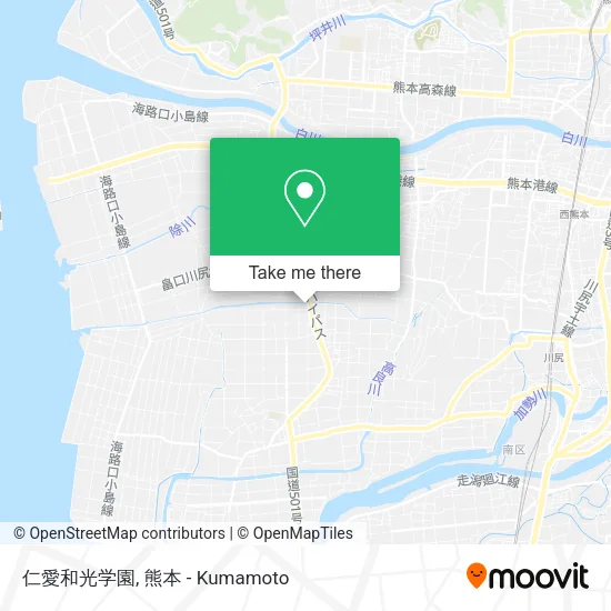 仁愛和光学園 map