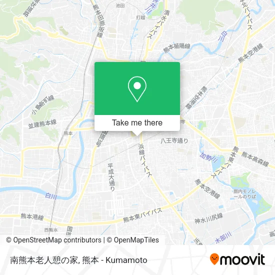 南熊本老人憩の家 map