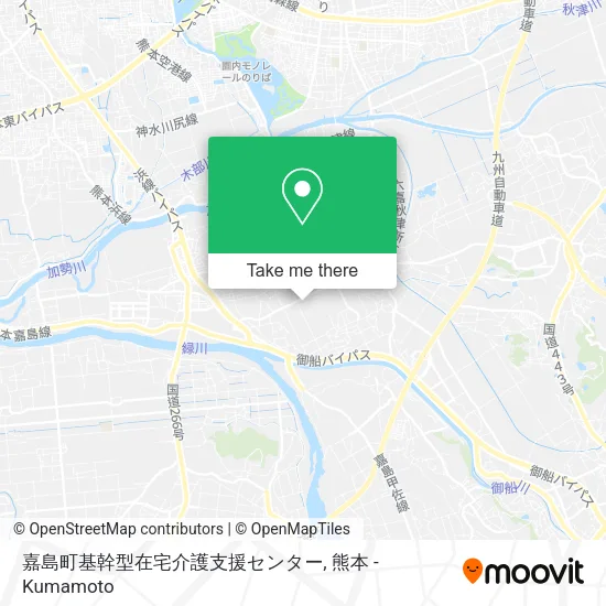 嘉島町基幹型在宅介護支援センター map