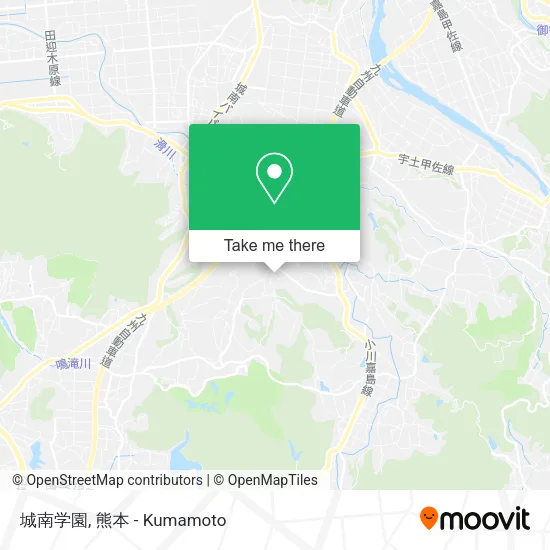 城南学園 map