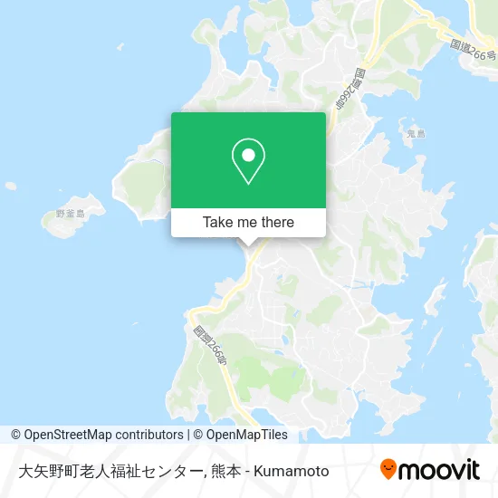 大矢野町老人福祉センター map