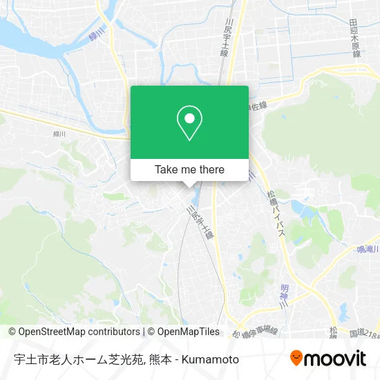 宇土市老人ホーム芝光苑 map