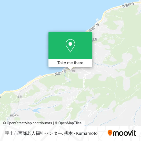 宇土市西部老人福祉センター map