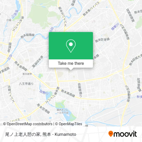 尾ノ上老人憩の家 map