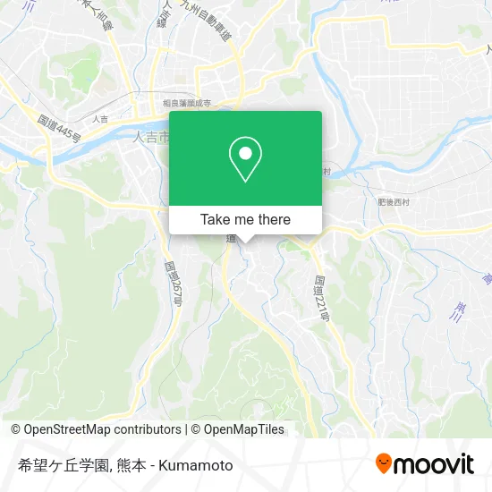 希望ケ丘学園 map