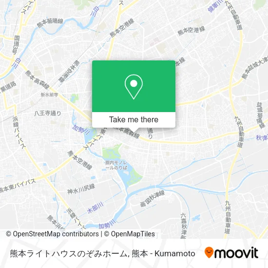 熊本ライトハウスのぞみホーム map