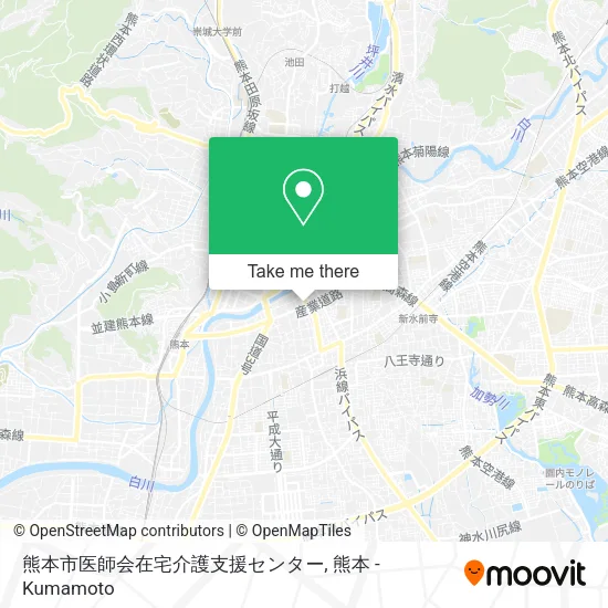 熊本市医師会在宅介護支援センター map