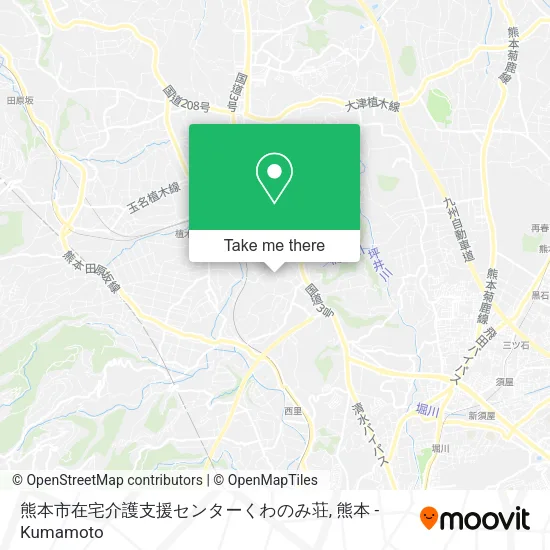 熊本市在宅介護支援センターくわのみ荘 map