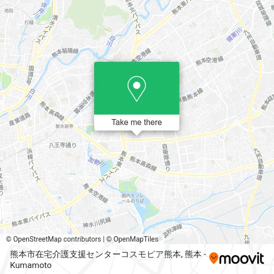 熊本市在宅介護支援センターコスモピア熊本 map
