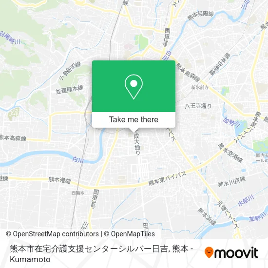 熊本市在宅介護支援センターシルバー日吉 map