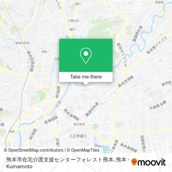 熊本市在宅介護支援センターフォレスト熊本 map
