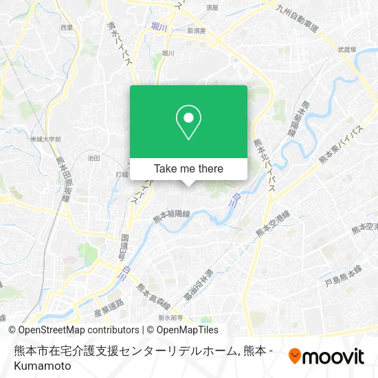 熊本市在宅介護支援センターリデルホーム map