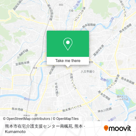 熊本市在宅介護支援センター南楓苑 map