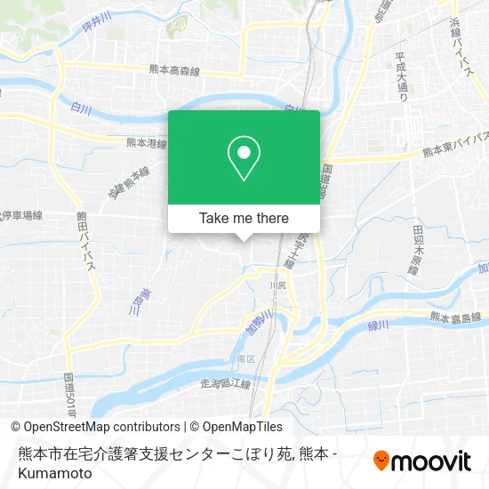 熊本市在宅介護箸支援センターこぼり苑 map