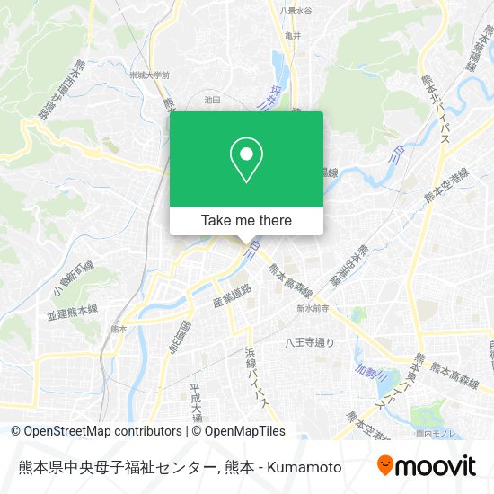 熊本県中央母子福祉センター map