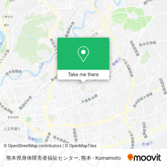 熊本県身体障害者福祉センター map