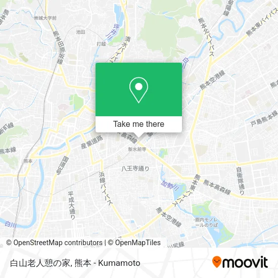 白山老人憩の家 map