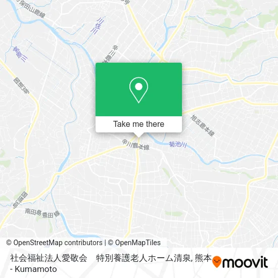社会福祉法人愛敬会　特別養護老人ホーム清泉 map