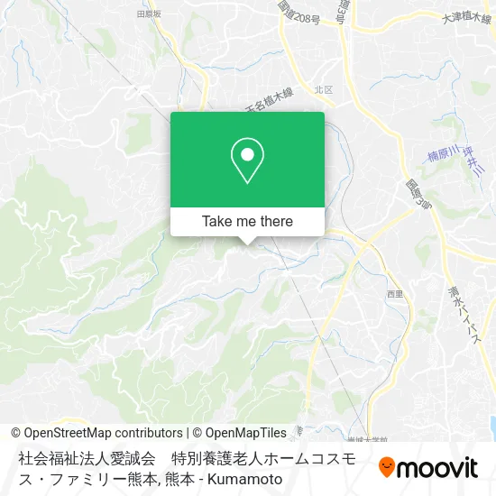 社会福祉法人愛誠会　特別養護老人ホームコスモス・ファミリー熊本 map