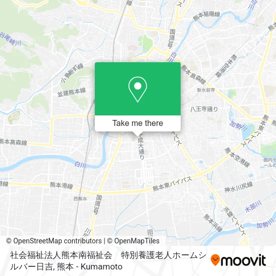 社会福祉法人熊本南福祉会　特別養護老人ホームシルバー日吉 map