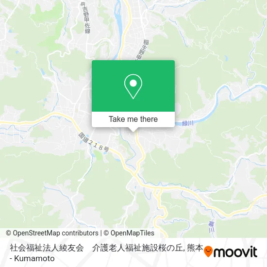 社会福祉法人綾友会　介護老人福祉施設桜の丘 map