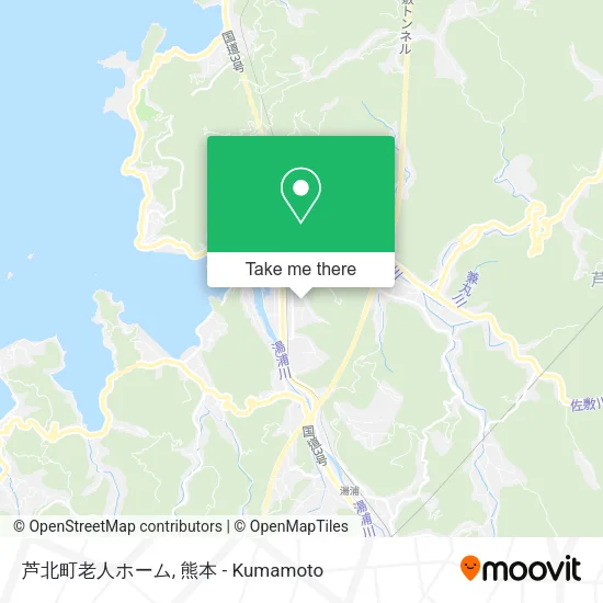 芦北町老人ホーム map