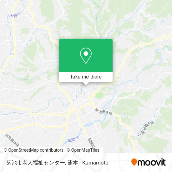 菊池市老人福祉センター map