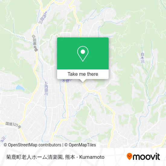 菊鹿町老人ホーム清楽園 map