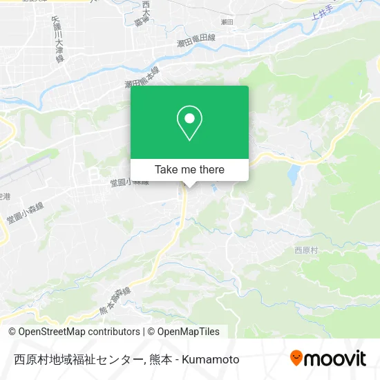 西原村地域福祉センター map