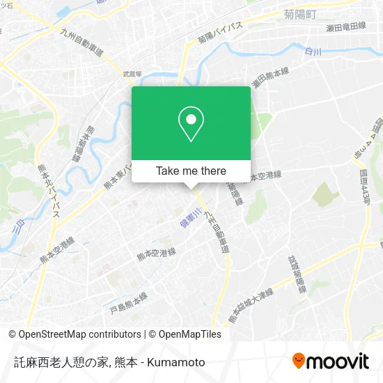 託麻西老人憩の家 map