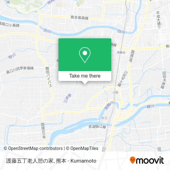 護藤五丁老人憩の家 map