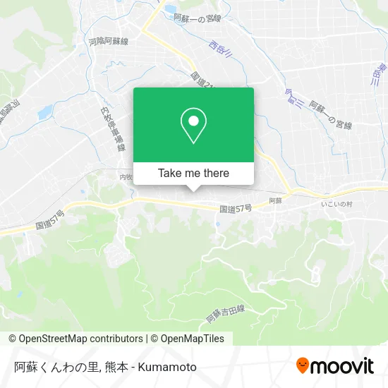阿蘇くんわの里 map