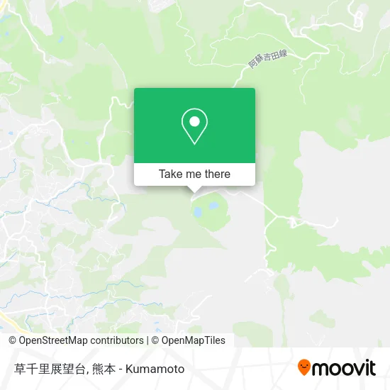 草千里展望台 map