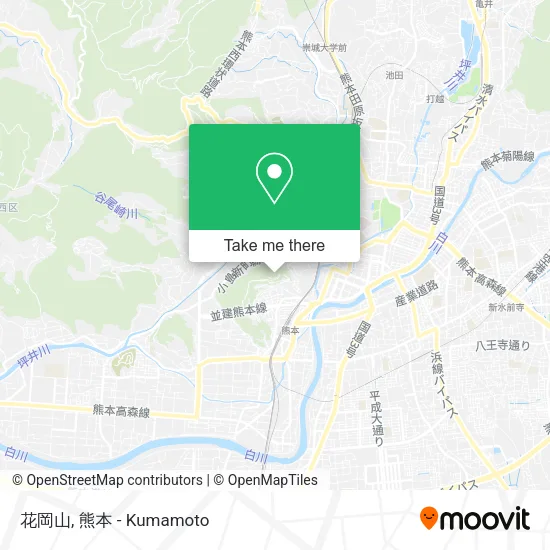 花岡山 map