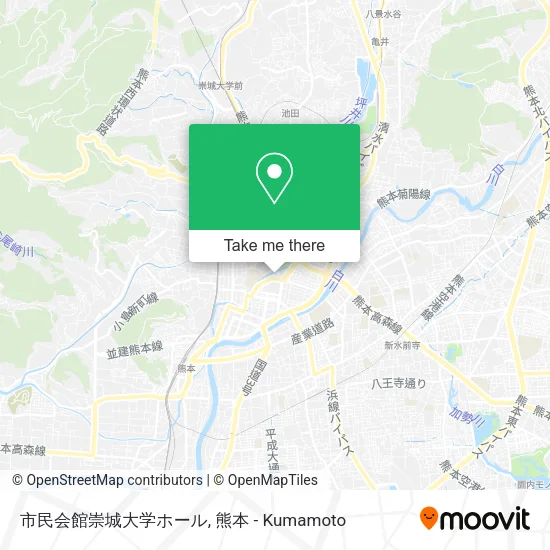 市民会館崇城大学ホール map
