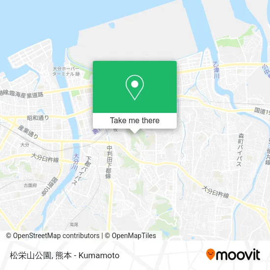 松栄山公園 map