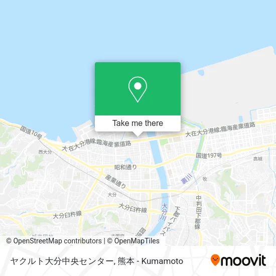ヤクルト大分中央センター map