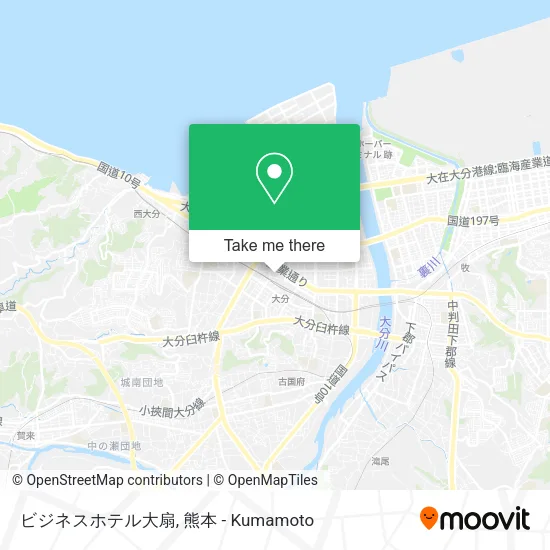ビジネスホテル大扇 map
