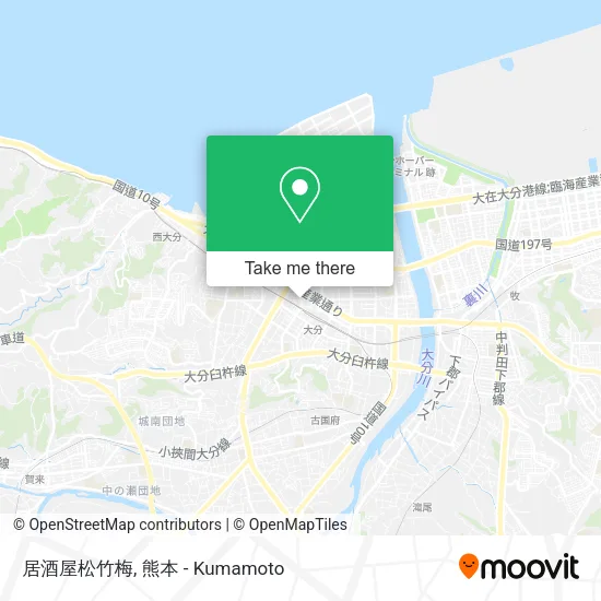 居酒屋松竹梅 map