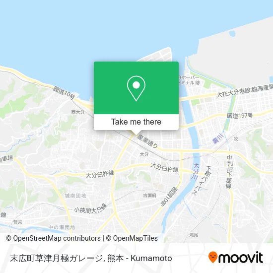 末広町草津月極ガレージ map