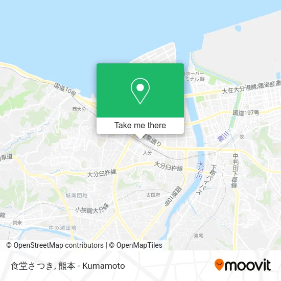 食堂さつき map
