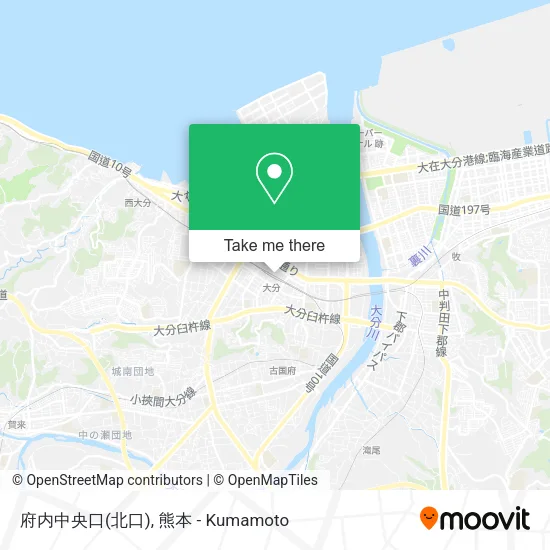 府内中央口(北口) map